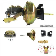 1973-77 Chevy Chevelle Sbc Fw Mount Power 11 Single Brake Booster Kit Discdrum 1973-77 Chevy Chevelle Sbc Fw Mount Power 11 Single Brake Booster Kit Discdrum
