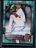 2025 Bowman Draft Tanner Franklin Chrome Auto Aqua Lava Refractor 1st #/199