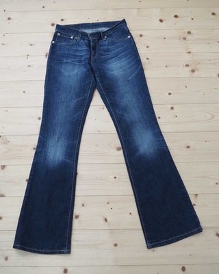Levi's 529 89 Damen Jeans Gr. W28/L34 blau used Slim Bootcut Hüfthose Vintage