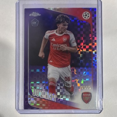 Topps Chrome Arsenal Max Dowman Rookie Checkerboard #57 /75