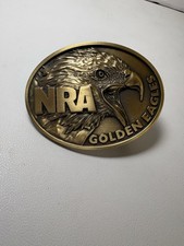 vintage NRA "Golden Eagles" belt buckle