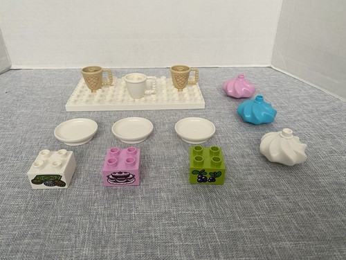 Lego Duplo Eis Dessert Essen Kuchen Obst Haus Laden Neu Set - Bild 5 von 6
