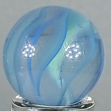 Vintage Vitro Hybrid Cat's Eye Marble .61 Inches Near-Mint Condition