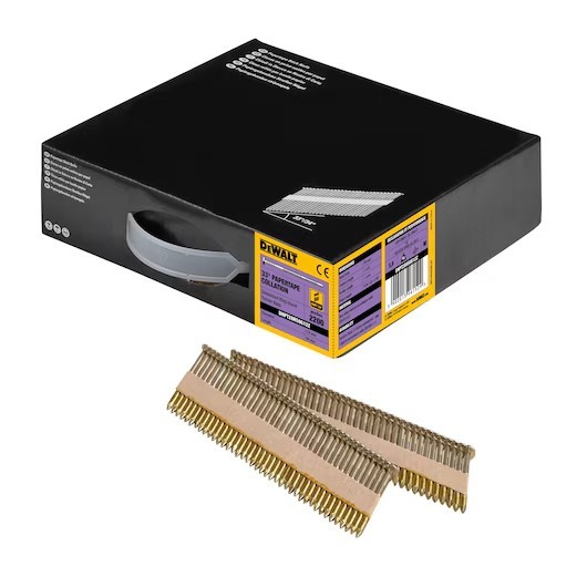 DEWALT DNPT28R50 Galvanised 33° Angle Ring Shank Nails 2.8 x 50mm (Pack 2200) - Image 2