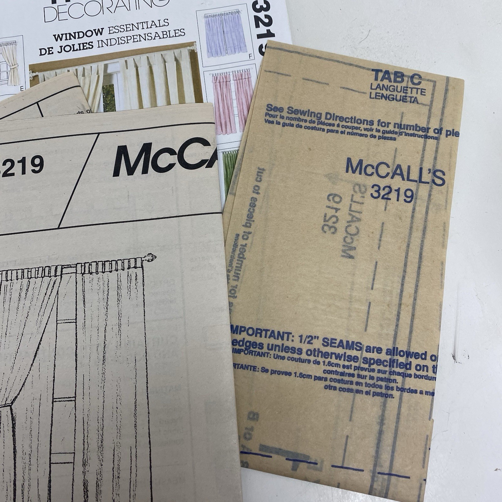 McCall's 3219 Window Essentials 8 Different Styles thumbnail 8