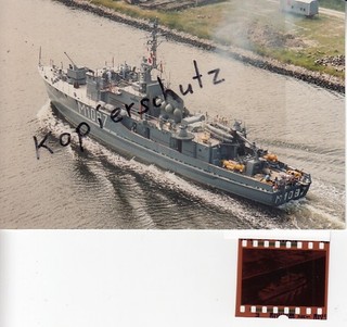 Deutsche Marine M 1087 Minenjagdboot VÖLKLINGEN 1994 Foto Negativ N 37