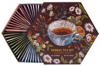 ACORUS Autumn Taste Tea Set, Natural Herbal Tea Variety Pack, Assorted Tea Bo...