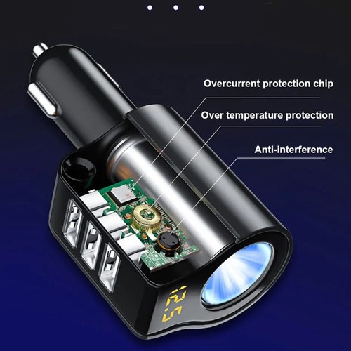 Ports USB Vitesse de Charge Courant A Sortie Charge Rapide pour QC Sortie Tensio - Photo 9 sur 17