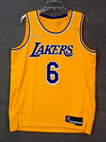 Nike NBA LA Lakers Lebron James #6 Swingman Icon Edition Size 48 (L) Jersey