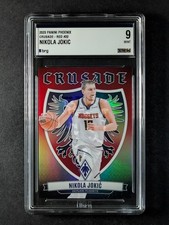 2023-24 Panini Phoenix NIKOLA JOKIC 64/125 Red SP Crusade Denver Nuggets BRG 9