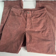 Vintage 1990s Corduroy Pink Straight Leg wide Pants Sz 6 30 x 30 Gorpcore