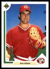 Rob Dibble 1991 Upper Deck #635 Reds MLB READ FREE SHIPPING AutographDen