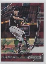 2020 Panini Prizm Draft Picks Burgundy Cracked Ice 21/23 Dax Fulton #PDP40 xb2