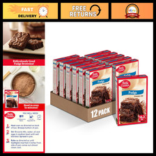 Fudge Brownie Mix - Rich Chocolate Flavor, 16.3 oz, Pack of 12 - Baking Essentia