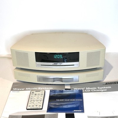 Bose Wave Music System CD AM/FM Radio  + 3 Disc Multi CD Changer - VIDEO- works!