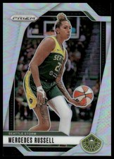 Mercedes Russell 2024 Panini Prizm WNBA #109 Silver Prizms Seattle Storm
