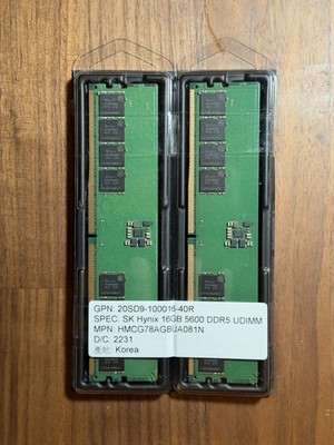 SK Hynix | DDR5 | 16GB | 5600MHz | 1Rx8 RAM Memory UDIMM price for