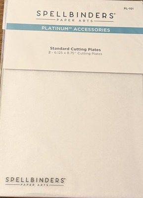 Spellbinders PL-101 Pair Of Platinum Cutting Plates, Standard 6 1/8 x 8 3/4 