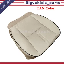 Driver Side Bottom Microfiber Leather Seat Cover Tan For 2010-2012 Lincoln MKZ