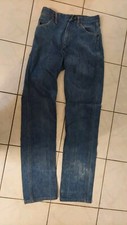 Vintage 80's Maverick Jeans 28W X 43L Blue Denim Jeans Pants Made In USA
