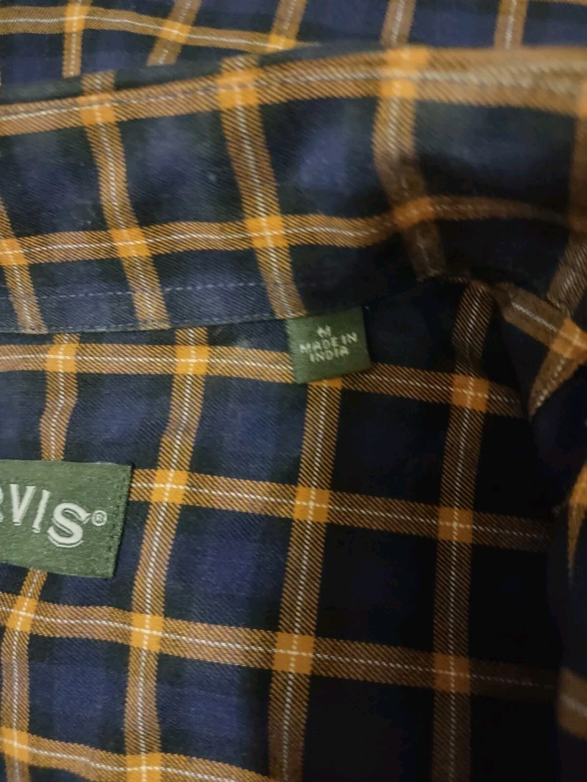 ORVIS Dress Shirt Men's Medium Country Plaid Long… - image 12
