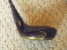 Vintage men right handed regular steel Custom Made Persimmon 5 wood