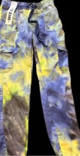Boys Jogger Jeans Pants Sculpting Stretch Size 5/6 TYE DYE