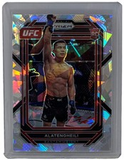 Alatengheili 2023 Panini Prizm UFC Cracked Ice Prizm Parallel Insert Card #101