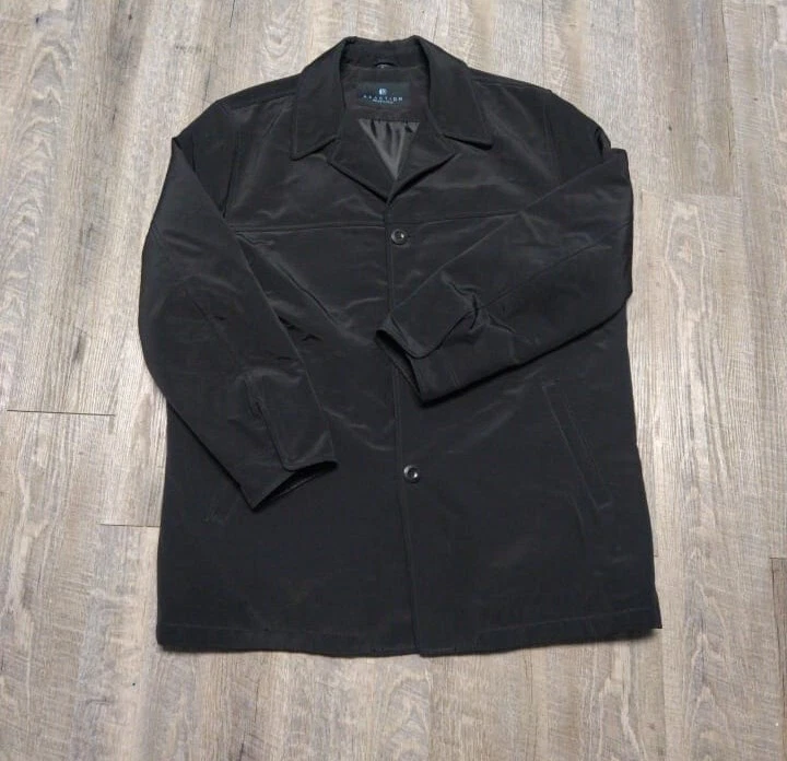 Kenneth Cole reaction solid  black  jacket buttons RN# 78470 for winter /spring - Image 2 of 4