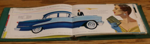 Álbum 55 original Oldsmobile 1955 característica color tela distribuidor sala de exposición - Imagen 3 de 7