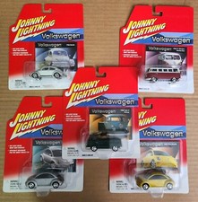 JOHNNY LIGHTNING VOLKSWAGEN 1:64 DIE CAST Release 1 LOT OF 5 VW BUGS