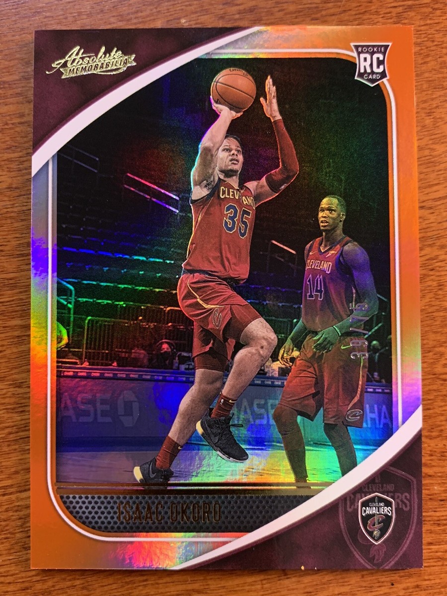 2020-21 Absolute Isaac Okoro Rookie Red Foil #d 39/75 - Cavaliers