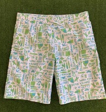 Vintage 90s Beach Theme Swim Suit Shorts. Size Youth XL. Great condition
