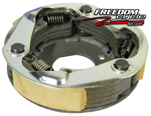 ホワイト ma.chi sama 1988-1990 YAMAHA SNO-SCOOT DRIVEN CLUTCH SHOE & CARRIER 85G