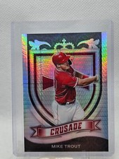2021 Panini Chronicles Crusade Baseball Mike Trout Hyper Prizm /299