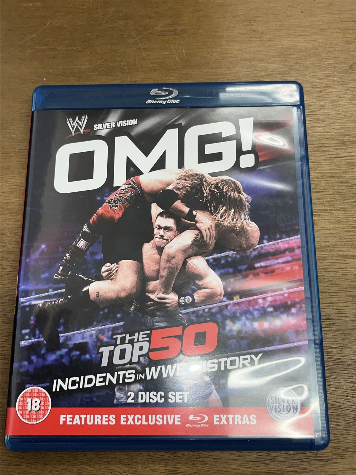 WWE: OMG! - The Top 50 Incidents in WWE History Blu-ray (2011) 2 disc set