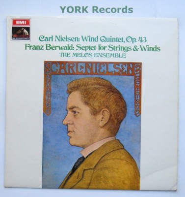 ASD 2438 - NIELSEN - Wind Quintet BERWALD - Septet MELOS ENSEMBLE - Ex LP Record