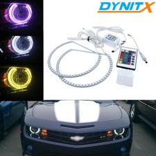 Rgb Led Angel Eye Halo Rings For Chevrolet Camaro 10-15 Halogen Headlight Drl Rgb Led Angel Eye Halo Rings For Chevrolet Camaro 10-15 Halogen Headlight Drl