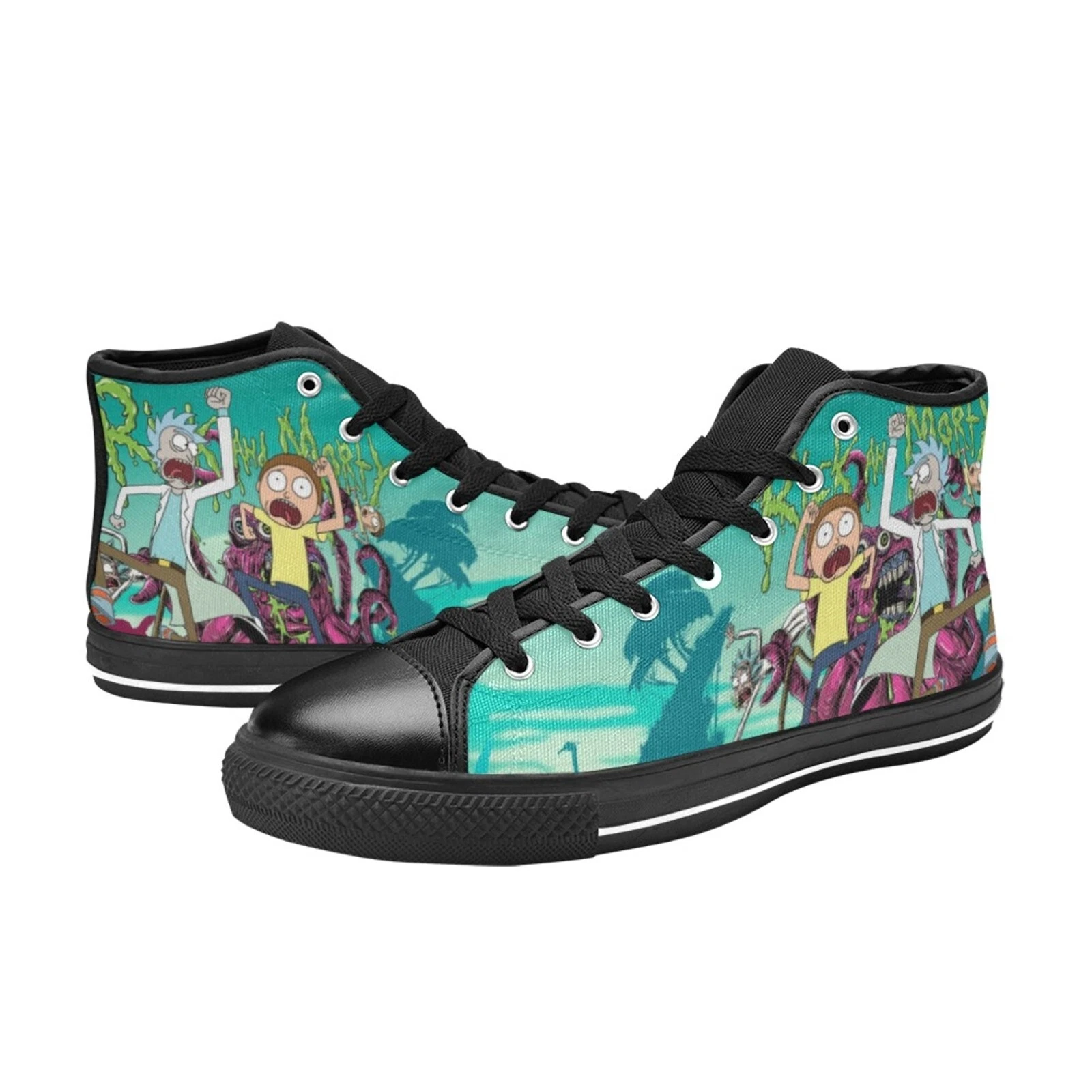 NEW Rick And Rickandmorty High Top Shoes