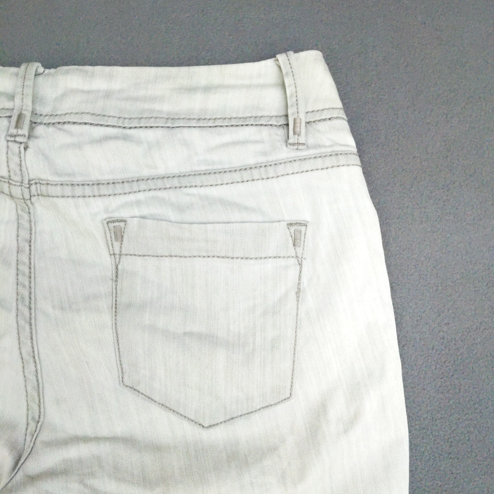 Colorado Jeans Womens Size 12 White Straight Leg Mid Rise Short Leg