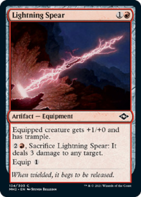 FOIL LIGHTNING SPEAR X3 *MODERN HORIZONS 2*