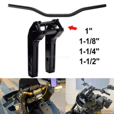 8" 9" Handlebar Pullback Riser Club Style 1" 1-1/8" 1-1/4" 1-1/2" Bar For Harley