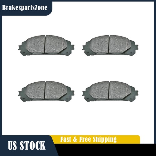 4PCS Rear Ceramic Brake Pads Kit fit for Toyota Sienna Highlander Lexus