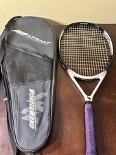 WONDERWAND "PATRIOT" TENNIS RACQUET 4 1/2 LONG TERM STORAGE. W/ COVER