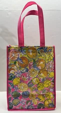Lilly Pulitzer Reusable Shopping Bag Citrus Pattern Colorful