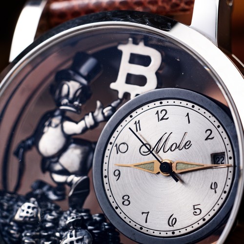 Uncle Scrooge Watch Mechanical Engraved Swiss 2025 Water Resistant Wristwatch - Picture 8 of 10