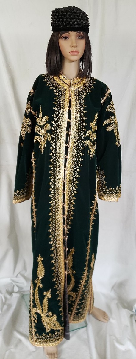 unique vintage emerald & gold sequin burton caftan dress reviews Unique Vintage Teal Sequin Burton Caftan Dress main image 0