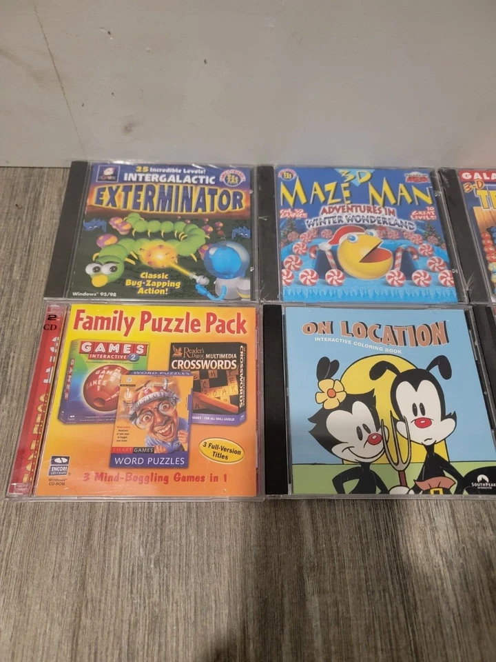 12Rare CD EGames, Collection of Galaxy of Arcade Tetrimania, 3D Maze Man, Disney - Image 4 of 4