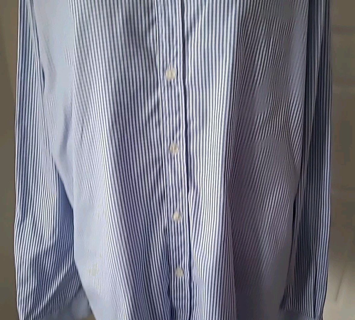 Lacoste Gingham Button Down Blue White Check XL R… - image 6