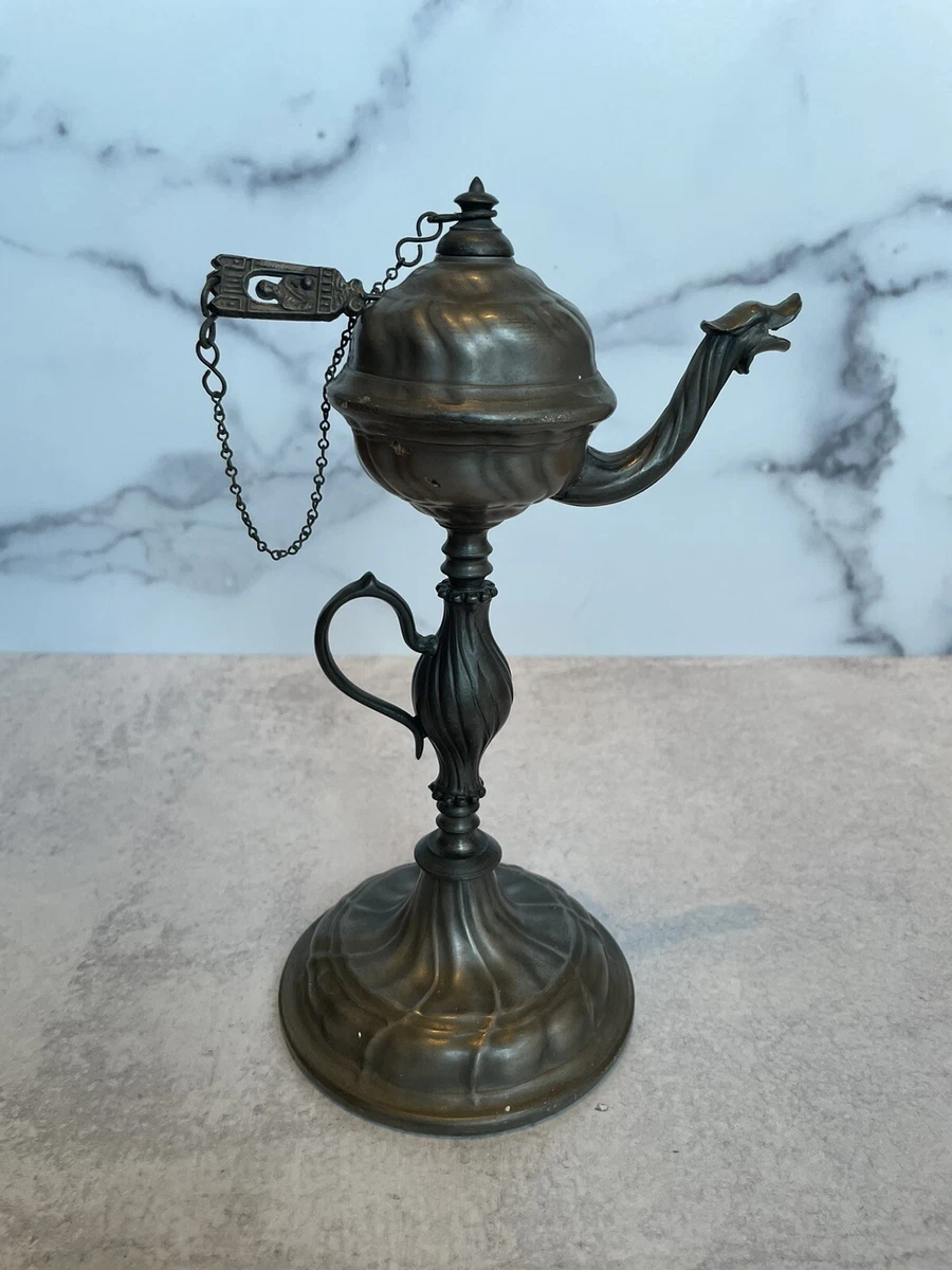 Kurz tiel holland reines zinn edeltin Real Pewter Dragon Oil Lamp